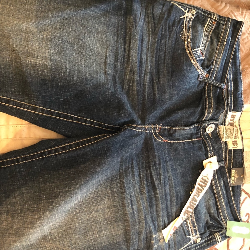 Hydraulic Boot Cut Jeans